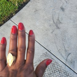 Blown Away Salon - Out walking and adoring my nails