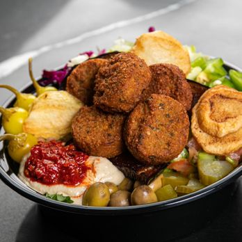 Caffé Noor - Falafel bowl - Mediterranean Near Me - Simi Valley, California Caffé Noor - Falafel bowl - Mediterranean Near Me - Simi Valley, California