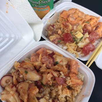 Ono Seafood - 1/2 Ahi/Tako (spicy tuna/ octopus)... ARROY! - Seafood Near Me - Honolulu, Hawaii Ono Seafood - 1/2 Ahi/Tako (spicy tuna/ octopus)... ARROY! - Seafood Near Me - Honolulu, Hawaii