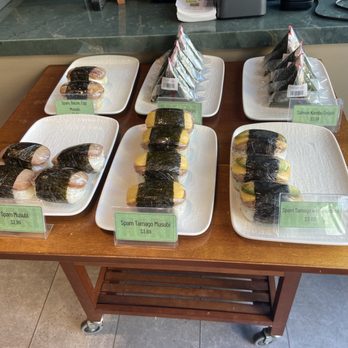 Nori Bar - Waikiki - Array of musubis - Sushi Bars Near Me - Honolulu, Hawaii Nori Bar - Waikiki - Array of musubis - Sushi Bars Near Me - Honolulu, Hawaii