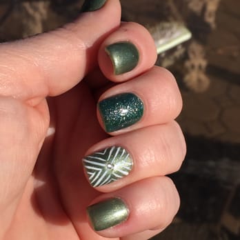 Silk Nail Design - Holiday nails by Tina - Nail Salons Near Me - Dublin, California Silk Nail Design - Holiday nails by Tina - Nail Salons Near Me - Dublin, California