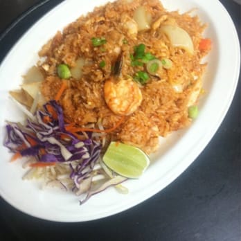 Thai Aree - Fried Rice Pad Thai off their secret menu. For those who like it sweet. - Thai Near Me - Whittier, California Thai Aree - Fried Rice Pad Thai off their secret menu. For those who like it sweet. - Thai Near Me - Whittier, California