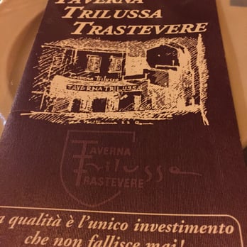 Taverna Trilussa - Roman Near Me - Rome, RM Taverna Trilussa - Roman Near Me - Rome, RM