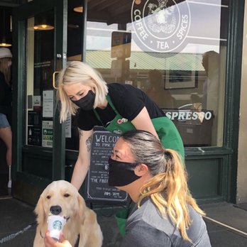 Starbucks - Best puppuccino! - Coffee & Tea Near Me - Seattle, Washington