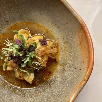 Uchiko Austin - ebi dumpling - Sushi Bars Near Me - Austin, Texas Uchiko Austin - ebi dumpling - Sushi Bars Near Me - Austin, Texas