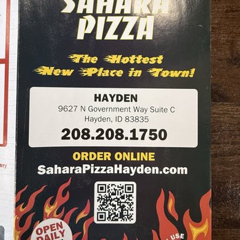 Sahara Pizza - Pizza Near Me - Hayden, Idaho