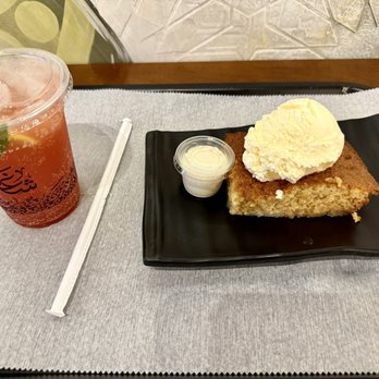 Shaghf Cafe - Lemon Breeze Strawberry, South African pudding - Coffee & Tea Near Me - Villa Park, Illinois Shaghf Cafe - Lemon Breeze Strawberry, South African pudding - Coffee & Tea Near Me - Villa Park, Illinois