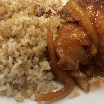 Ling’s foodie Hub - L2. Orange Chicken Lunch Special w/fried rice - Japanese Near Me - El Paso, Texas