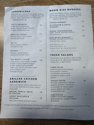 Menu photo 2 Moon Rise Cafe Lakewood, WA