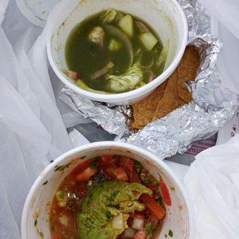 Off The Hook Fish Grill - Watered down ceviche. - Seafood Near Me - Whittier, California
