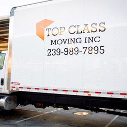Top Class Moving - Side of our truck