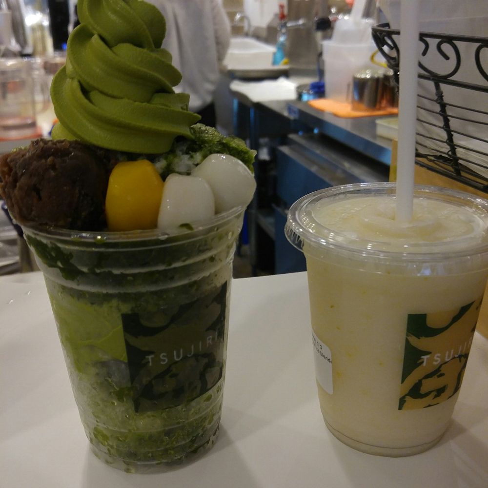 Tsujiri - Tsujiri matcha sundae and iced yuzu drink - Tea Rooms Near Me - Toronto, Ontario Tsujiri - Tsujiri matcha sundae and iced yuzu drink - Tea Rooms Near Me - Toronto, Ontario