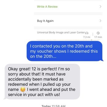 Universal Body Image & Laser Center - Save yourself and don't book here. It's a scam. - Medical Spas Near Me - Frisco, Texas Universal Body Image & Laser Center - Save yourself and don't book here. It's a scam. - Medical Spas Near Me - Frisco, Texas