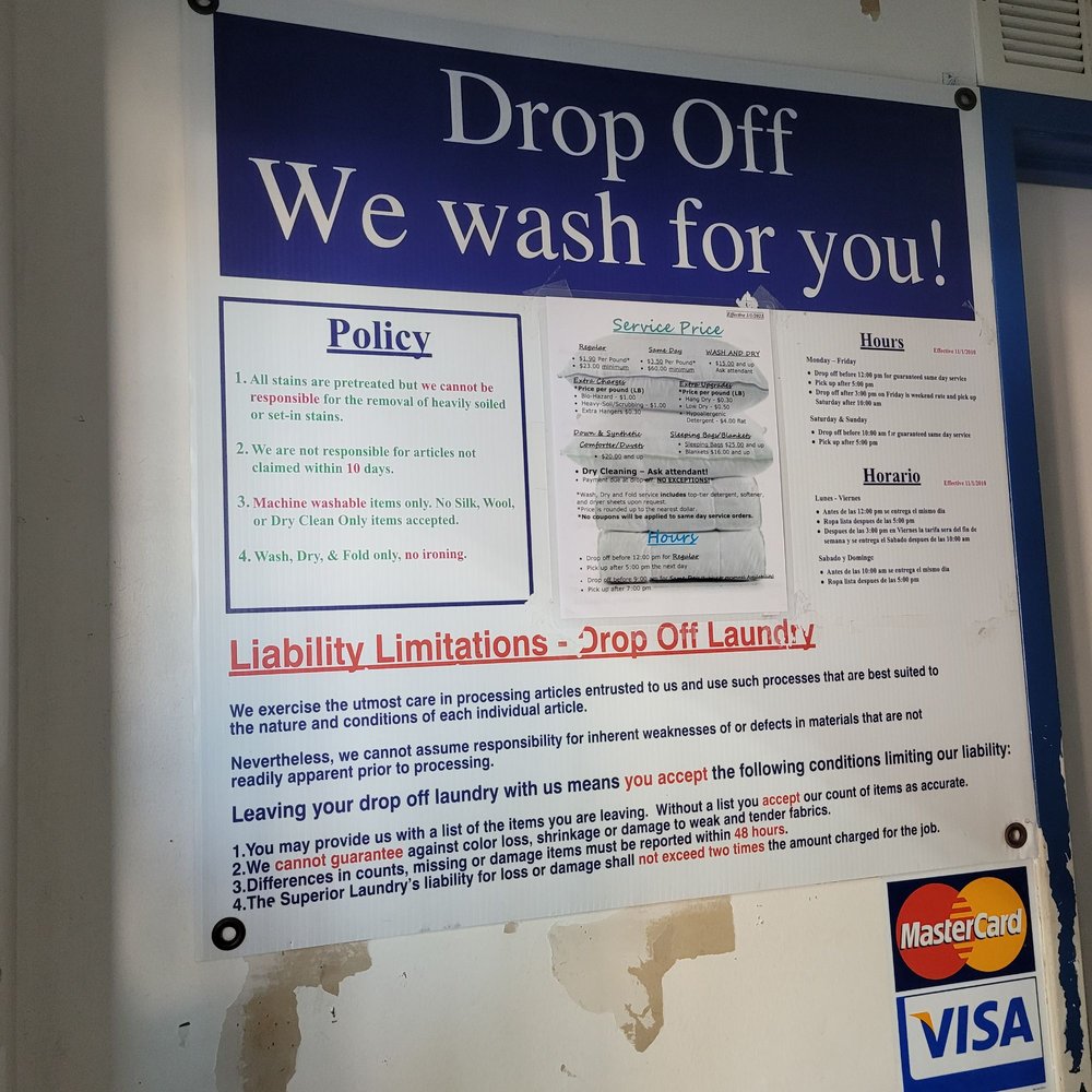 Wash and fold info Wash and fold info