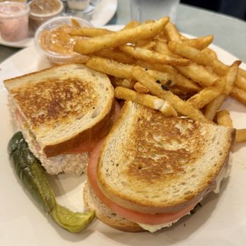 Tom's - Tuna Melt Sandwich with French Fries - Diners Near Me - Brooklyn, New York