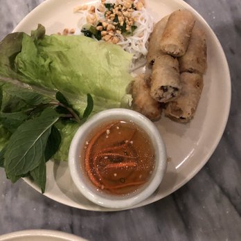 Slanted Door - Spring roll wraps. - Vietnamese Near Me - San Ramon, California Slanted Door - Spring roll wraps. - Vietnamese Near Me - San Ramon, California