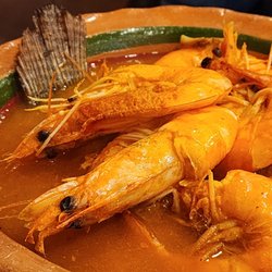 Coctel El Primo - Fish and shrimp soup. Warm, cozy, and massive!