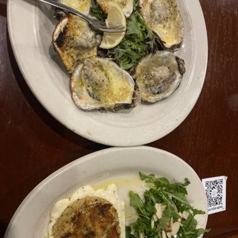 Fish City Grill - Chargrilled oysters and lump crab cake - Seafood Near Me - Mansfield, Texas Fish City Grill - Chargrilled oysters and lump crab cake - Seafood Near Me - Mansfield, Texas