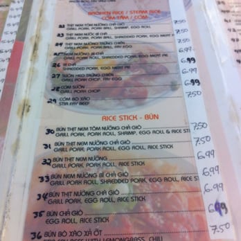 Pho 559 - Menu page 2 - Bubble Tea Near Me - Fresno, California