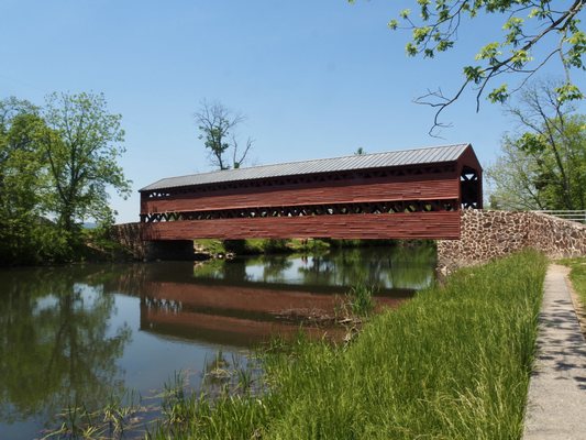 Historic Sachs Covered Bridge by null