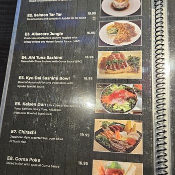KYODAI 23 Sushi - Menu - Sushi Bars Near Me - Oceanside, California KYODAI 23 Sushi - Menu - Sushi Bars Near Me - Oceanside, California