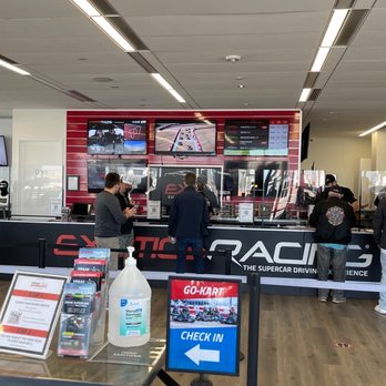 Exotics Racing - Checking in area - Racing Experience Near Me - LAS VEGAS NV, Nevada