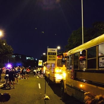 3M Half Marathon - Buses lined up for runners' bag check. They're very well organized by bib number so pickup at the finish downtown is no problem. - Races & Competitions Near Me - Austin, Texas 3M Half Marathon - Buses lined up for runners' bag check. They're very well organized by bib number so pickup at the finish downtown is no problem. - Races & Competitions Near Me - Austin, Texas