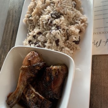 Palm Court - Jerk Chicken with rice and peas - Caribbean Near Me - Oshawa, Ontario