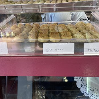 Damask Rose Coffee - Definitely worth trying each of these: walnut, pistachio and date pastries. - Coffee & Tea Near Me - Oakland, California Damask Rose Coffee - Definitely worth trying each of these: walnut, pistachio and date pastries. - Coffee & Tea Near Me - Oakland, California