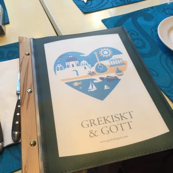 Grekiskt och Gott - Uppdaterad meny och ett smakprov på den härliga blå interiören - Tapas/Small Plates Near Me - Linköping, E Grekiskt och Gott - Uppdaterad meny och ett smakprov på den härliga blå interiören - Tapas/Small Plates Near Me - Linköping, E