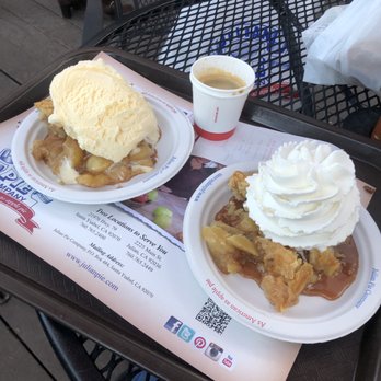 Julian Pie Company - Original pie slice x vanilla ice cream x whipped cream ....delicious ...mouth watering - Bakeries Near Me - Julian, California Julian Pie Company - Original pie slice x vanilla ice cream x whipped cream ....delicious ...mouth watering - Bakeries Near Me - Julian, California