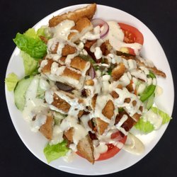 The Valley Pizza Restaurant - Chicken Tender Bacon Ranch Salad