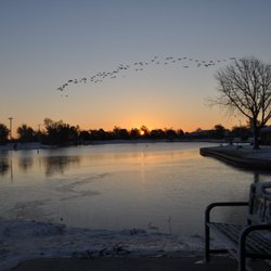 Golden Oaks Village - Sunrise over the Lake
