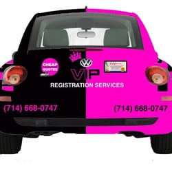 VIP Registration Services - Fullerton location VIP BUG