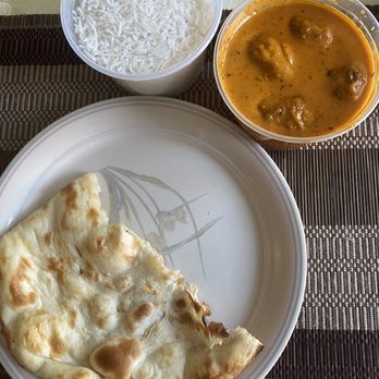 Masala Waves - Malai kofta and plain naan. Comes with rice - Indian Near Me - Huntington Beach, California