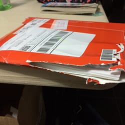 US Post Office - Shutterfly Xmas pics postmarked 12/13/14 and delivered 1/8/15. Sticker says "received in damaged condition". SMH. - VN