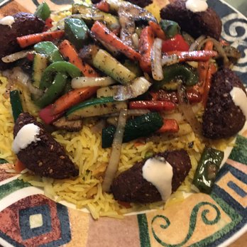 Cafe Paprika - Veggie falafel plate - Moroccan Near Me - Aurora, Colorado