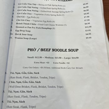 Pho Hong - Menu - Chinese Near Me - Denver, Colorado