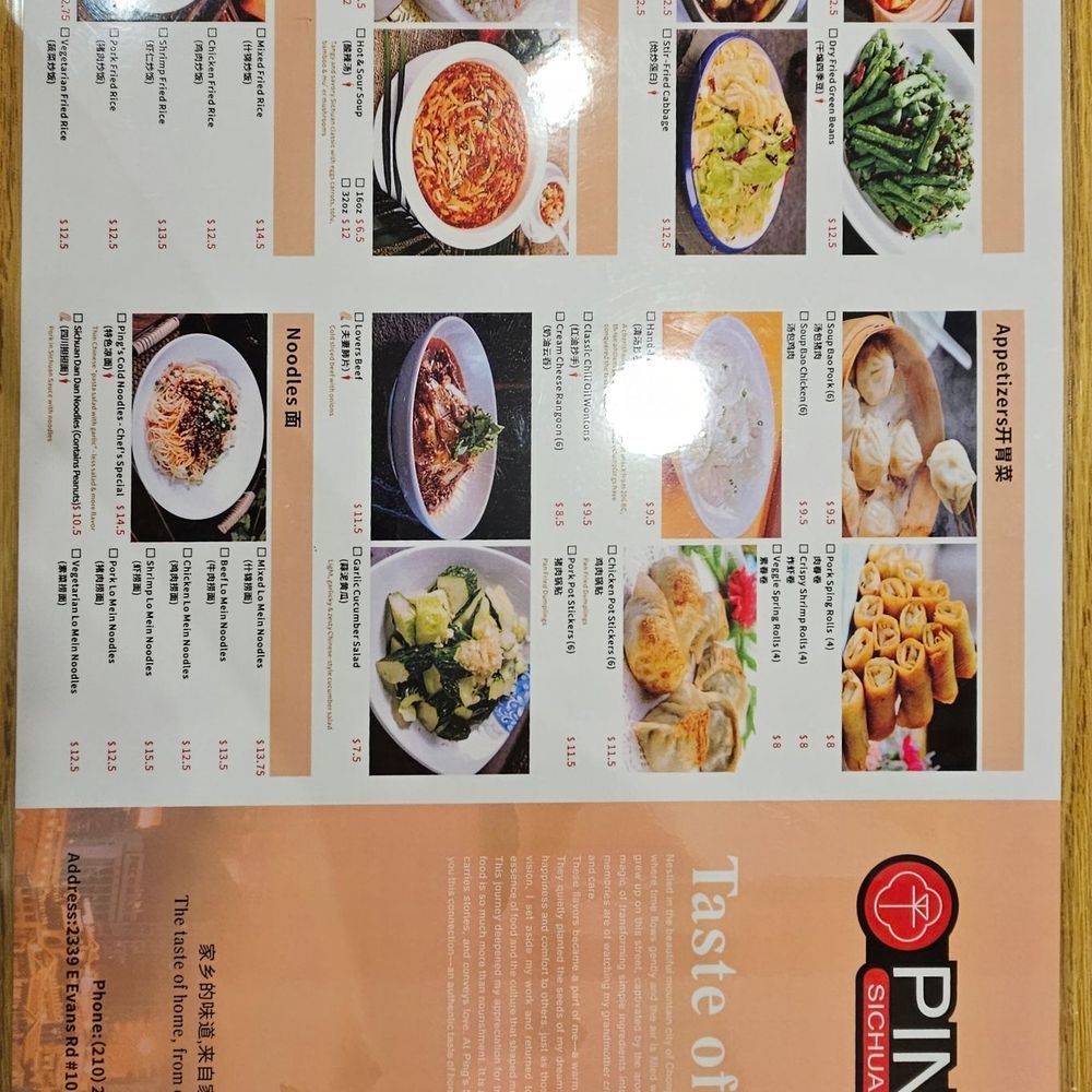 Pings Sichuan Kitchen - Menu - Szechuan Near Me - San Antonio, Texas Pings Sichuan Kitchen - Menu - Szechuan Near Me - San Antonio, Texas