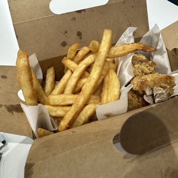 Chicko Chicken - a box of french fries - Korean Near Me - Vancouver, British Columbia Chicko Chicken - a box of french fries - Korean Near Me - Vancouver, British Columbia
