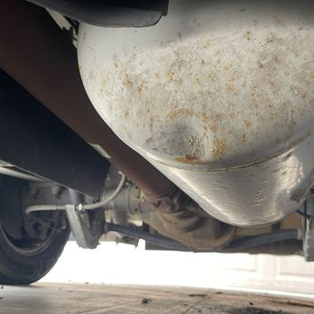 Jacks Mobile RV Services - Old damaged propane tank - Trailer Repair Near Me