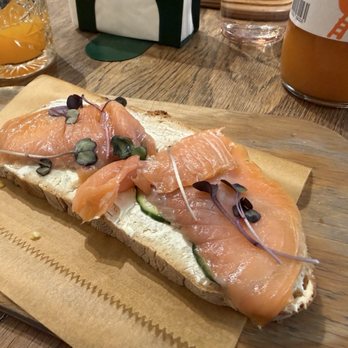 Nostress Bakery - Salmon tartine - Bakeries Near Me - Prague, Puerto Rico Nostress Bakery - Salmon tartine - Bakeries Near Me - Prague, Puerto Rico