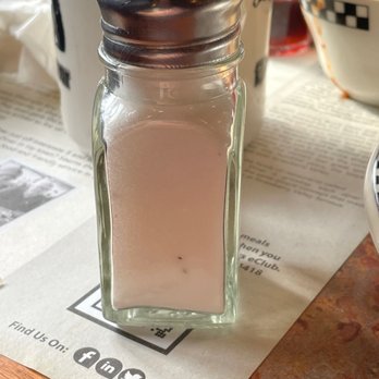 Black Bear Diner Fresno - So our waitress said they changed the salt out.look at this ! Beware of the extra bug protein! - Diners Near Me - Fresno, California Black Bear Diner Fresno - So our waitress said they changed the salt out.look at this ! Beware of the extra bug protein! - Diners Near Me - Fresno, California