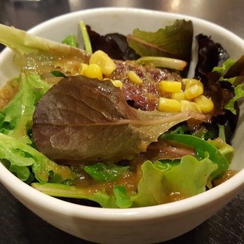 Ramen Naruto - House salad (half eaten) forgot to take a pic when it first came out - Ramen Near Me - Azusa, California