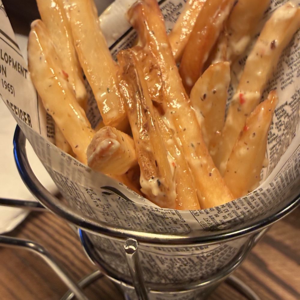Distill - A Local Bar - Fries garlic parm - Bars Near Me - Las Vegas, Nevada Distill - A Local Bar - Fries garlic parm - Bars Near Me - Las Vegas, Nevada