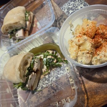 Jack’s Modern Artisan - Chicken (without brie) and fig jam and potato salad - Delis Near Me - Leander, Texas Jack’s Modern Artisan - Chicken (without brie) and fig jam and potato salad - Delis Near Me - Leander, Texas