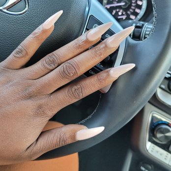 N&J Nails - My long natural nails. - Nail Salons Near Me - Alexandria, Virginia