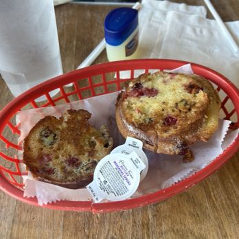 Cool Moose Cafe - Complimentary toasted cranberry walnut muffin. - Breakfast & Brunch Near Me - Jacksonville, Florida Cool Moose Cafe - Complimentary toasted cranberry walnut muffin. - Breakfast & Brunch Near Me - Jacksonville, Florida