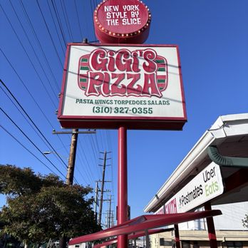 GiGi's Pizza - Sign - Pizza Near Me - Gardena, California