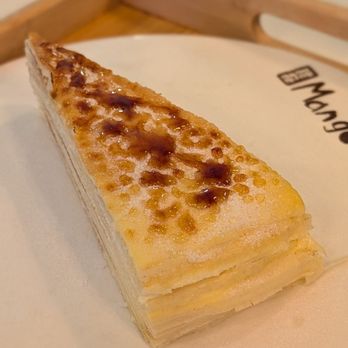 Mango Mango Dessert - Creme brulee mille crepe cake - Desserts Near Me - Chicago, Illinois Mango Mango Dessert - Creme brulee mille crepe cake - Desserts Near Me - Chicago, Illinois